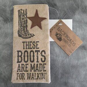 Backroads Textiles - These Boots are Made for Walkin' Sunglass Case